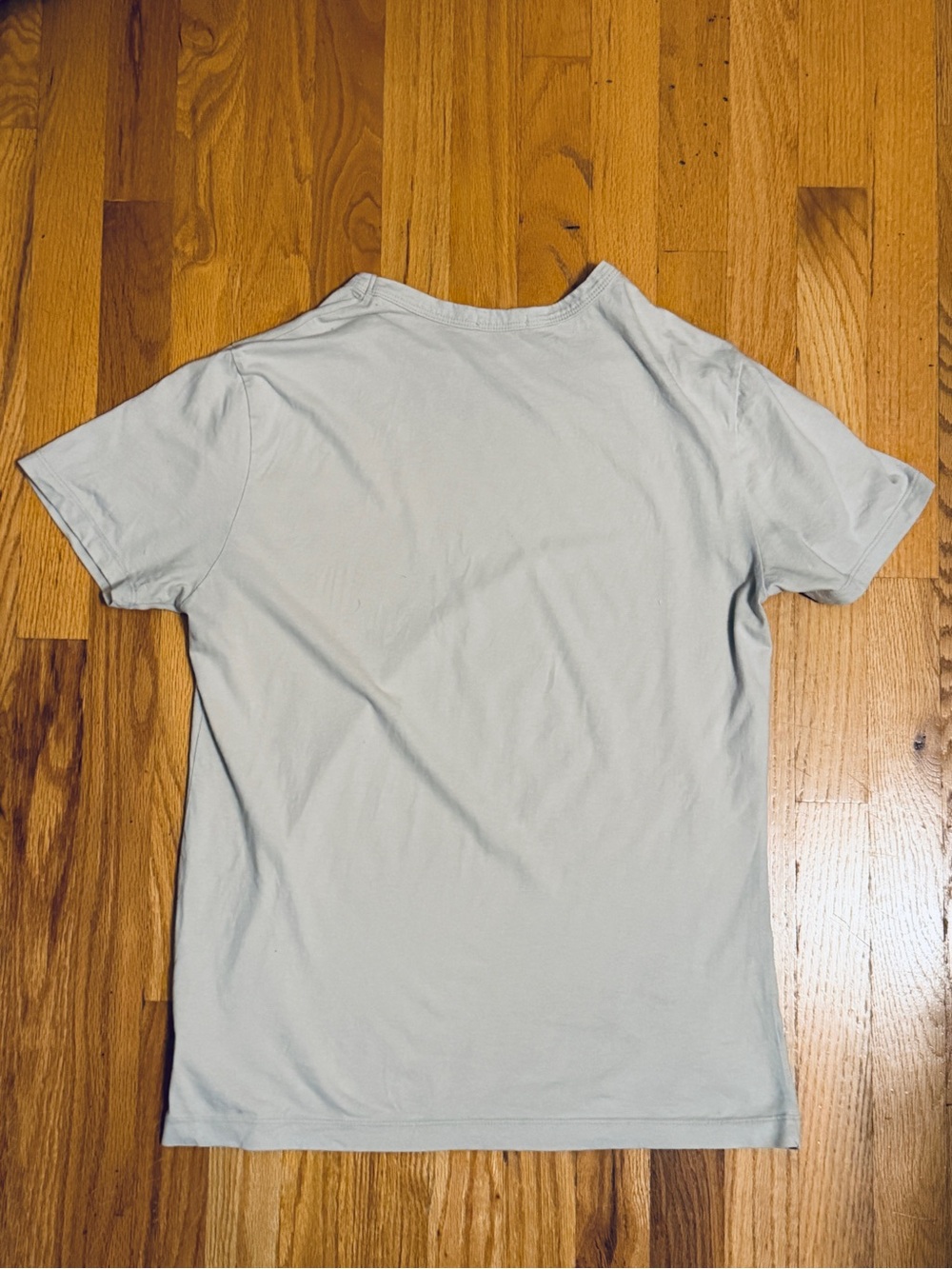 Buck Mason Men’s Small Short Sleeve Pima Classic Crewneck Tee in Oyster - Picture 7 of 7